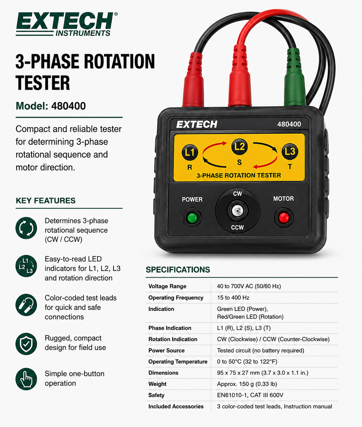 Phase Rotation Indicator